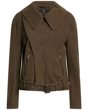 Y's Yohji Yamamoto Military Jacket Linen, Cotton - Green