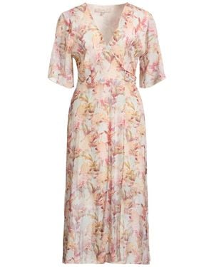 Guess Midi Dress Viscose, Polyamide - Pink