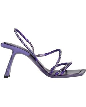 Benedetta Bruzziches Sandals Textile Fibers - Blue