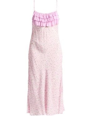 RIXO London Midi Dress - Pink