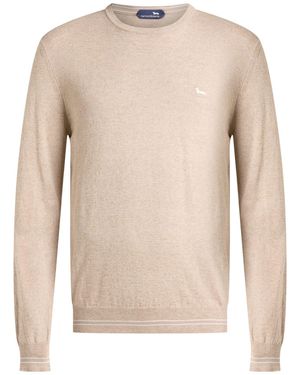 Harmont & Blaine Sweater Cotton, Linen - Natural
