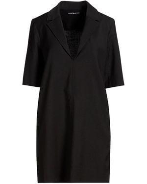Department 5 Mini Dress Polyester, Virgin Wool, Elastane - Black