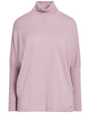 Ottod'Ame Lilac Turtleneck Wool, Polyamide - Pink