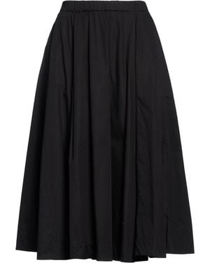 Jucca Midi Skirt Cotton - Black