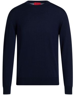 Isaia Jumper Wool, Silk, Cashmere - Blue