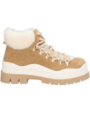 Bogner Ankle Boots Leather, Shearling - Natural