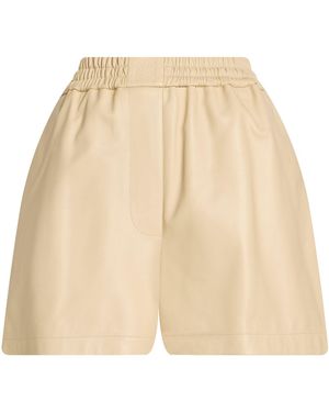 Loewe Shorts & Bermuda Shorts Lambskin - Natural