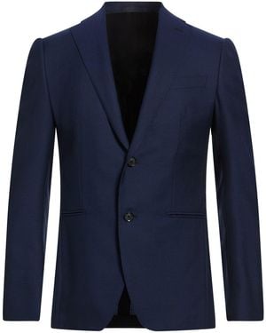 Caruso Midnight Blazer Wool - Blue
