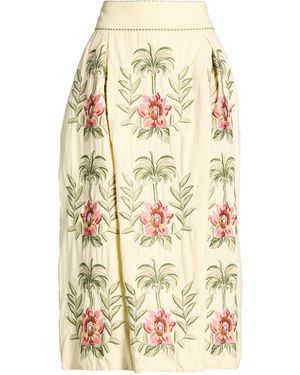 FARM Rio Midi Skirts - Natural