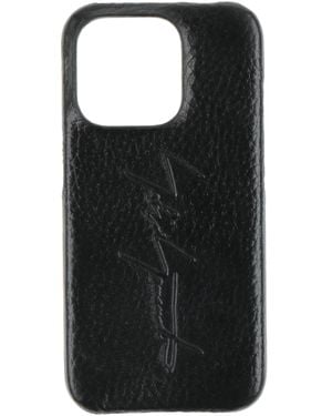 discord Yohji Yamamoto Covers & Cases Cow Leather, Polycarbonate - Black