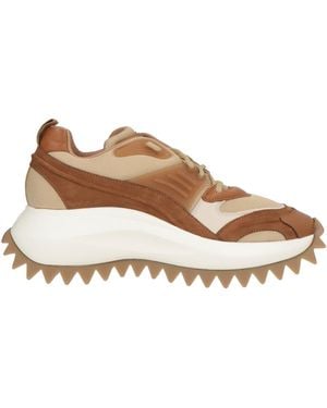 Vic Matié Trainers Calfskin, Synthetic Fibres - Brown