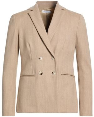 Barba Napoli Sand Blazer Virgin Wool, Elastane - Natural