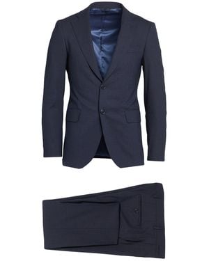 Tombolini Midnight Suit Wool, Viscose, Polyester, Elastane - Blue