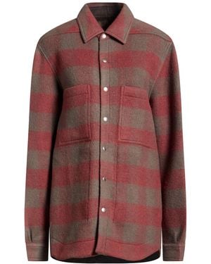 Rick Owens Jacket Wool - Red