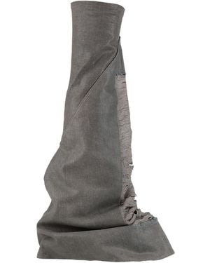 Rick Owens Boot Textile Fibres - Grey