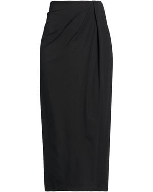 Weekend by Maxmara Midi Skirt Polyamide, Lyocell, Viscose, Elastane - Black