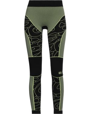 GCDS X WOLFORD Lime Leggings Polyamide, Elastane - Green