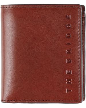 The Bridge Wallet Leather - Red