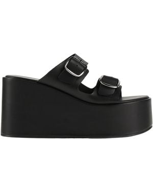 Coperni Sandals Leather - Black