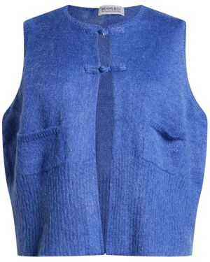 Beams Plus Strickjacke - Blau