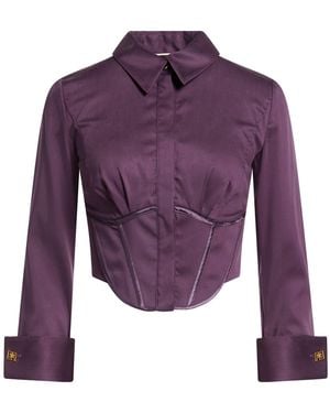 Elisabetta Franchi Shirt Lycra, Elastane - Purple