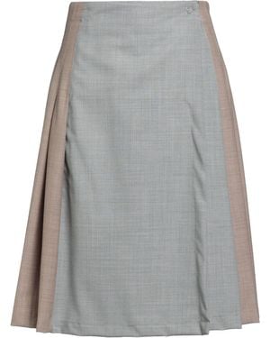 SOLOTRE Midi Skirt - Gray