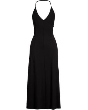 KHAITE Maxi Dress Cotton, Elastane - Black