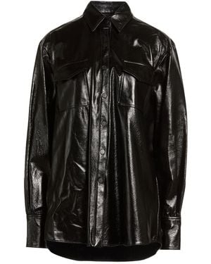 David Koma Shirt Pigskin - Black