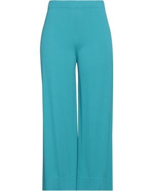 Liviana Conti Trousers Viscose, Polyamide - Blue