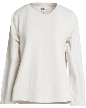 Alpha Studio Sudadera - Blanco