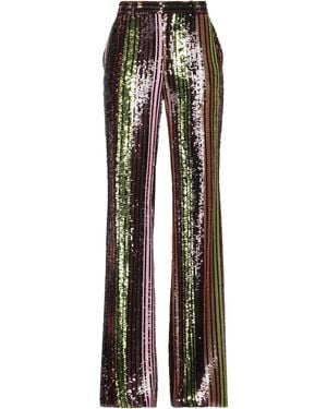 DSquared² Sequined Striped Flared Pants - Black