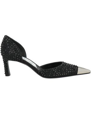 AREA X SERGIO ROSSI Pumps Textile Fibers - Black