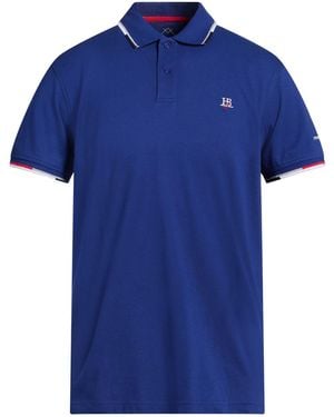 Harmont & Blaine Midnight Polo Shirt Cotton - Blue