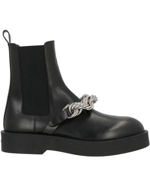 Jil Sander Ankle Boots Leather - Black