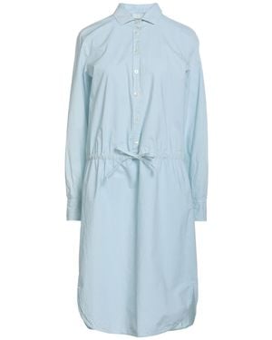 HER SHIRT HER DRESS Midi Dress - Blue