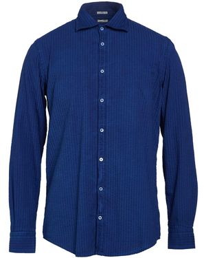 Massimo Alba Shirt Cotton - Blue
