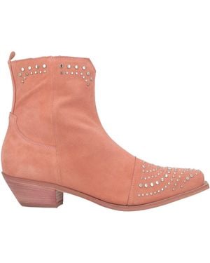 CURIOSITÉ Ankle Boots - Pink