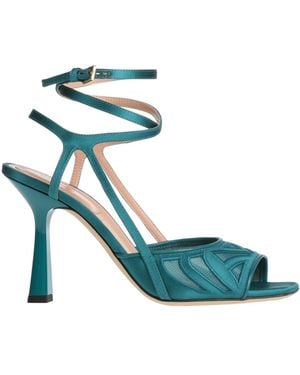 Alberta Ferretti Sandals Textile Fibers - Blue