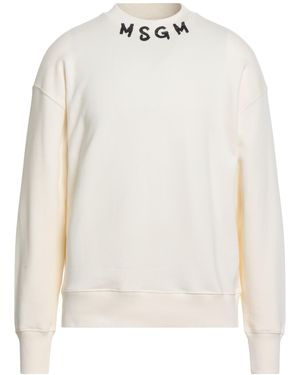 MSGM Sweatshirt - Weiß