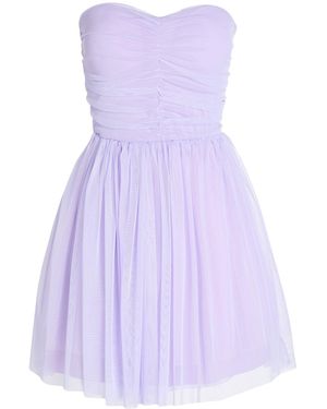 Haveone Lilac Mini Dress Polyester - Purple