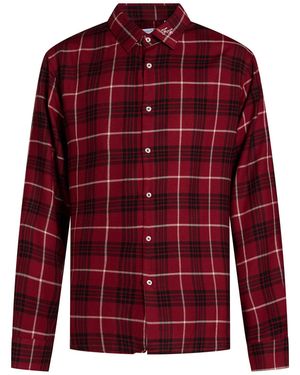 FAMILY FIRST Brick Shirt Viscose, Polyester - Red