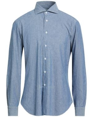 Barba Napoli Jeanshemd - Blau
