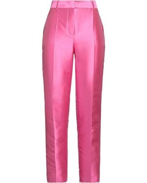 Alberta Ferretti Pants Polyester, Silk - Pink