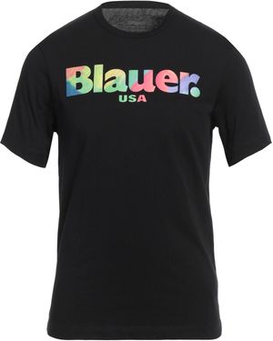 Blauer T-shirt - Black