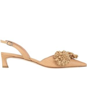 Chantal 1962 Sand Court Shoes Textile Fibres - Natural