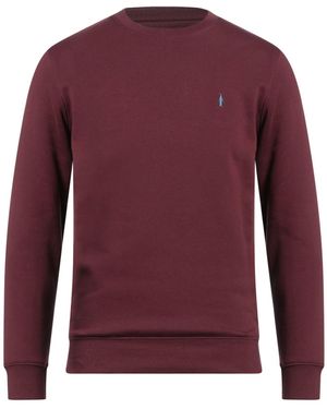 WALTBAY® Burgundy Sweatshirt Cotton, Polyester - Red