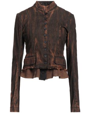 Masnada Denim Outerwear Cotton - Brown