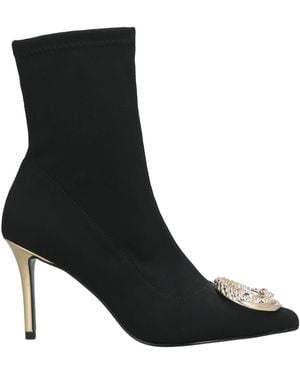 Just Cavalli Botines De Caña Alta - Negro