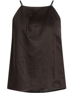 Max Mara Dark Top Ramie - Black