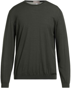 120% Lino Military Jumper Merino Wool - Green